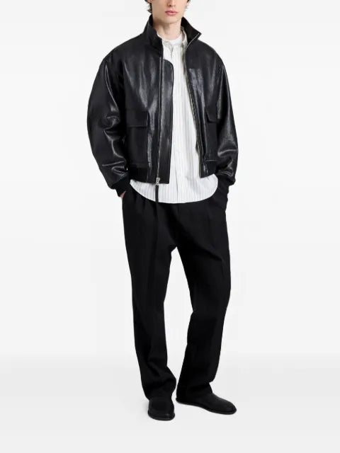 Proenza Schouler Sterling zip leather bomber jacket