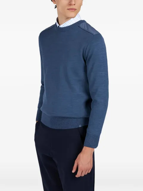 Paul & Shark typhoon detail crewneck sweater