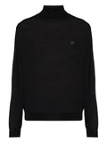 Versace roll-neck logo sweater