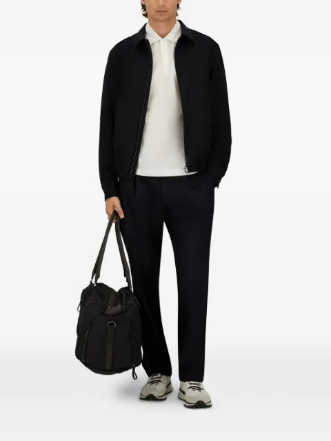 Herno zip-up shirt jacket