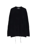 Yohji Yamamoto distressed crew-neck sweater