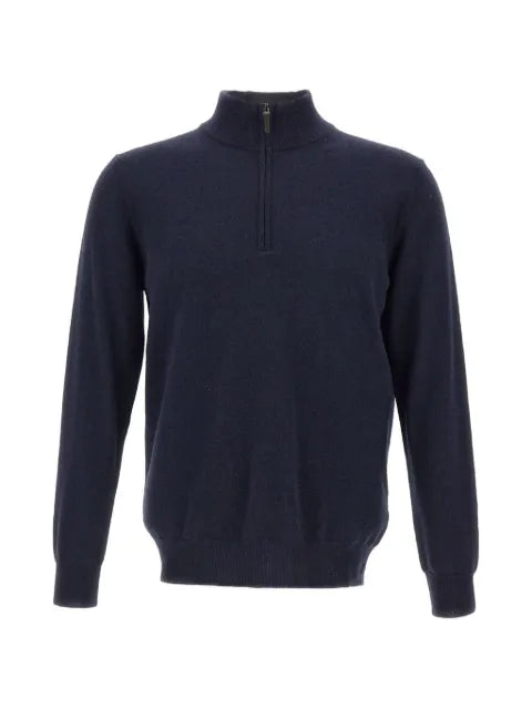 Kangra half-zip stand-up collar sweater