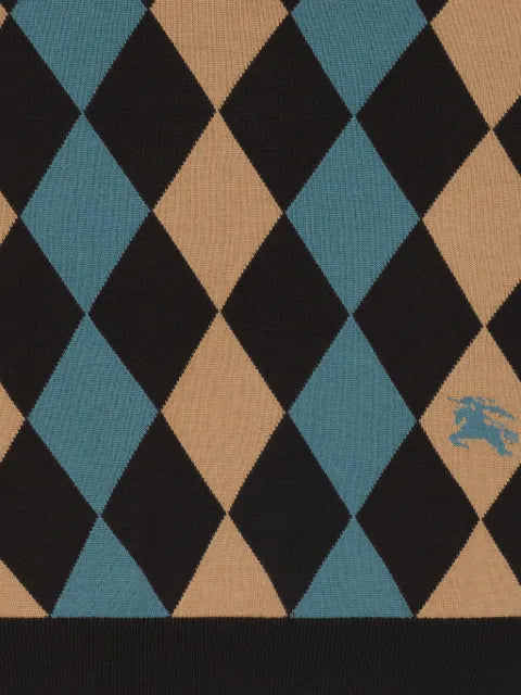 Burberry argyle wool sweater vest