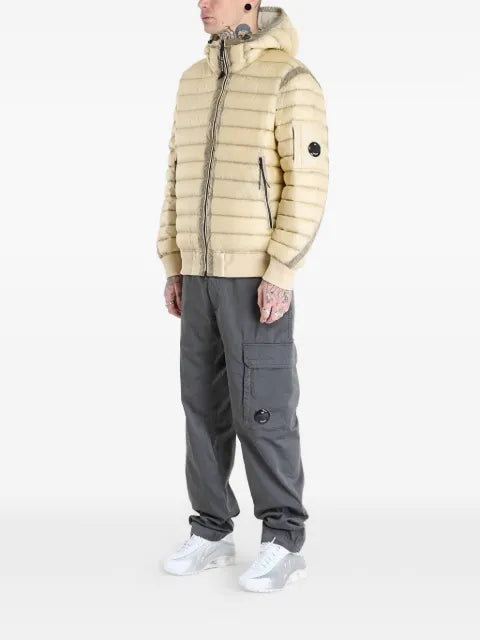 C.P. Company hooded puffer bomber jacket