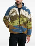 PICTURE Hafdals landscape-print fleece sweater