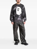 A BATHING APE® ape head camouflage sweatshirt