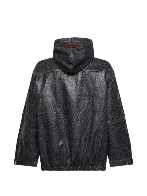 PDF spotted-print foil-treated jacket