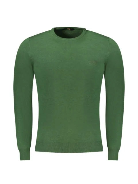 Cavalli Class embroidered-logo crew-neck sweater