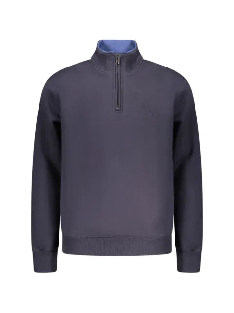 COVERI MOVING quarter-zip cotton sweatshirt