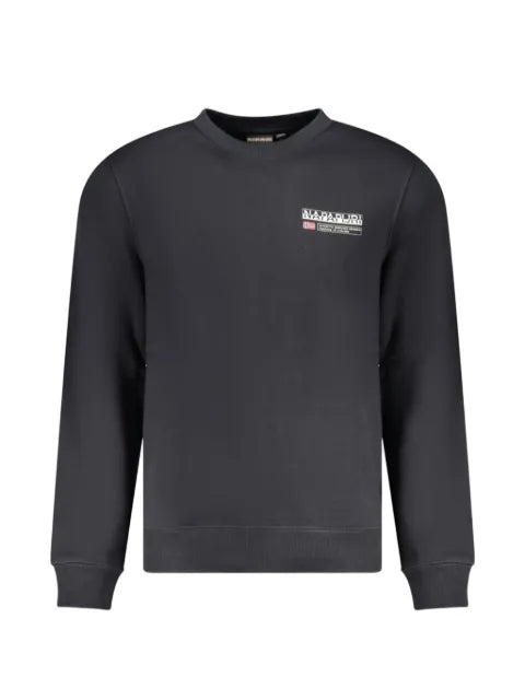 Napapijri logo-embroidered cotton sweater