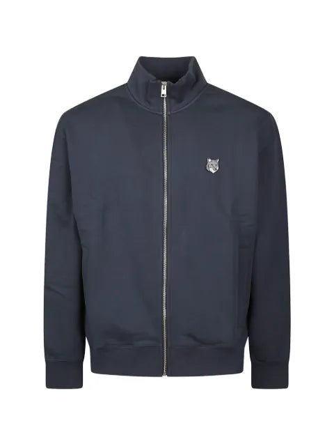 Maison Kitsuné Fox Head zip-up cotton sweatshirt