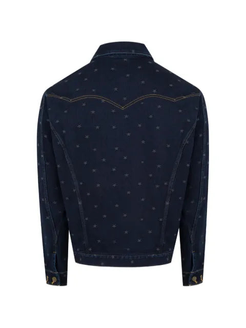 Needles star-jacquard denim jacket