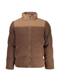 RIFLE fleece panelled padded jacket