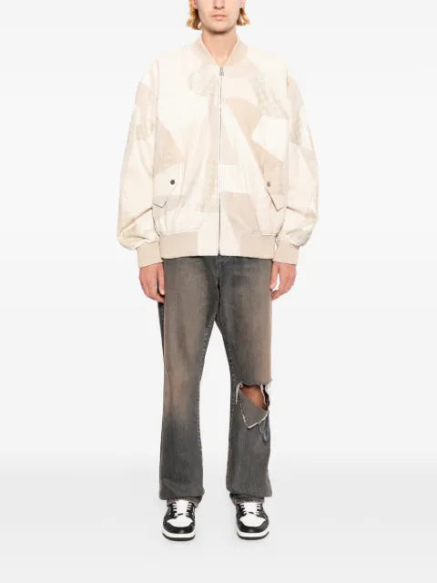 AMIRI patchwork bomber jacket
