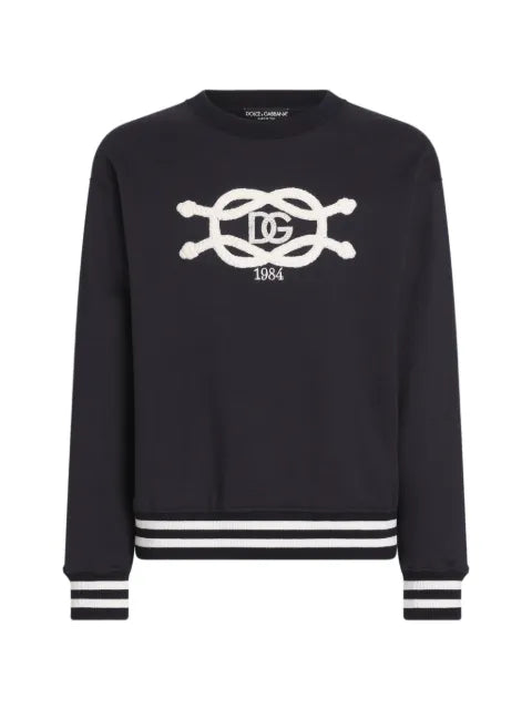 Dolce & Gabbana cotton sweatshirt with embroidery