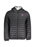 NORWAY 1963 quilted-design logo-patch jacket