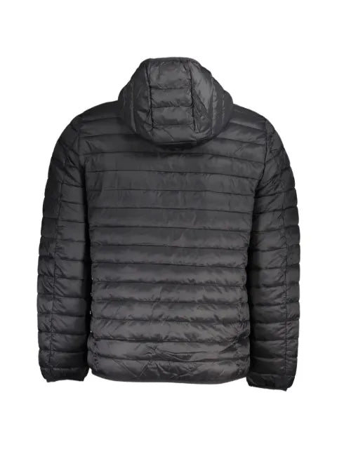 NORWAY 1963 quilted-design logo-patch jacket