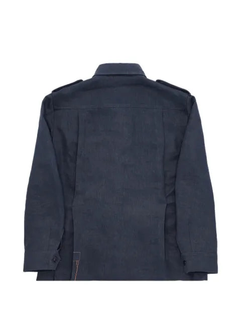 Fortela Owen linen safari shirt jacket