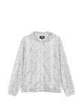 Stüssy snake-print zip-up hoodie