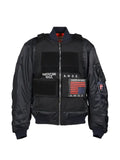 AWGE logo-print bomber jacket