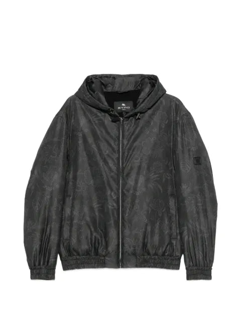ETRO paisley-print hooded jacket