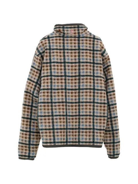 Moncler Grenoble reversible check-print teddy jacket