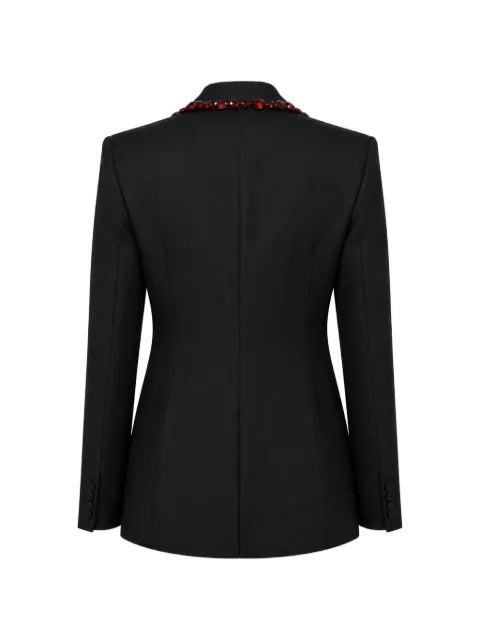 Dolce & Gabbana Sicilia crystal-embellished blazer