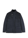 Fay hook-fastening field jacket