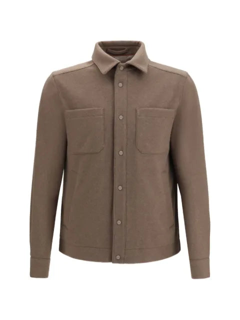Herno chest-pockets press-stud jacket