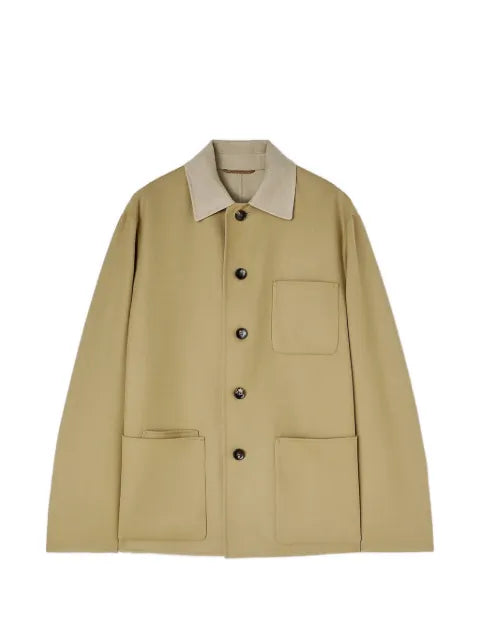 RETORI reversible wool shirt jacket