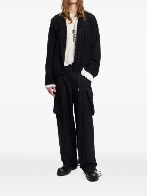 Ann Demeulemeester cable-knit cardigan