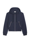 DRIES VAN NOTEN loose zipped hoodie