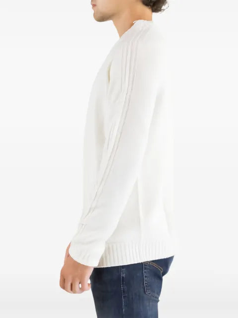 DONDUP crew-neck ribbed-trim sweater