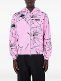 BOTT shattered-print zip-up hoodie