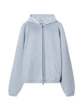 Alexander Wang all-over crystal oversized zip-up hoodie