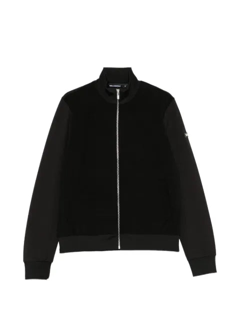 Karl Lagerfeld zip-up panelled jacket