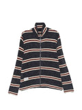 Song For The Mute striped zip-up cardigan