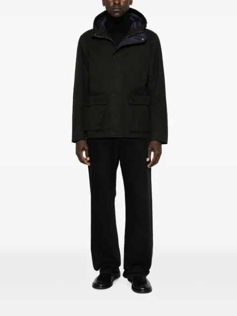 Herno hooded flap-pocket hooded jacket