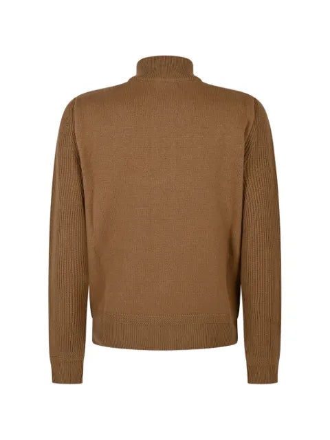 Moncler high-collar zip-up cardigan