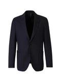Lardini flower-lapel single-breasted blazer