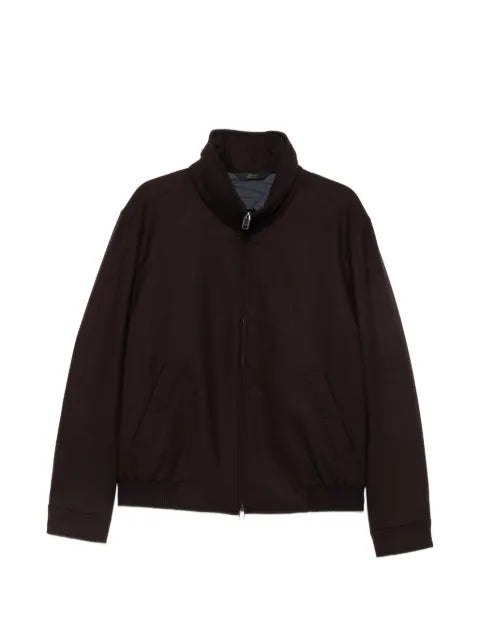 Brioni high-neck zip-up jacket