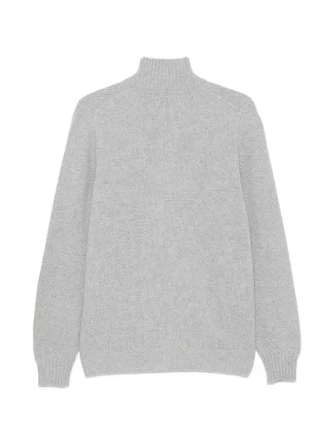 Fedeli zip-fastening waffle-knit cardigan