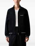 Armani Exchange logo-print high-neck jacket