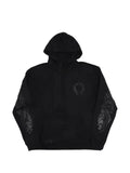 Chrome Hearts Horseshoe floral-print hoodie