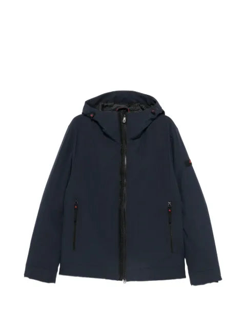 Peuterey hooded logo-patch jacket