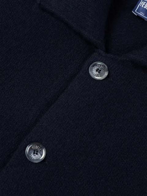 Fedeli button-up collared cardigan