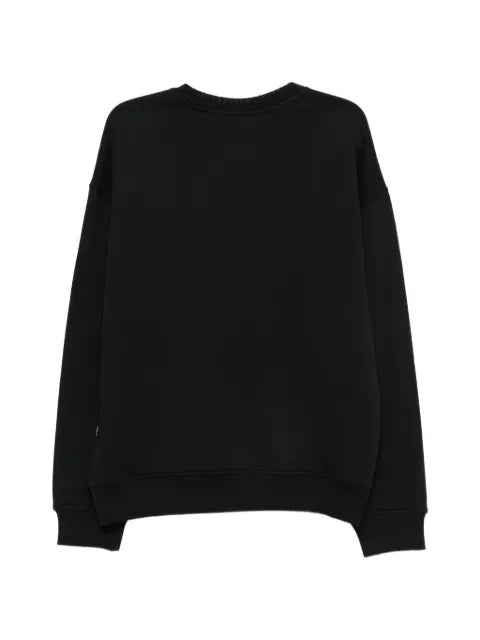 Just Cavalli leopard-print logo-print sweater