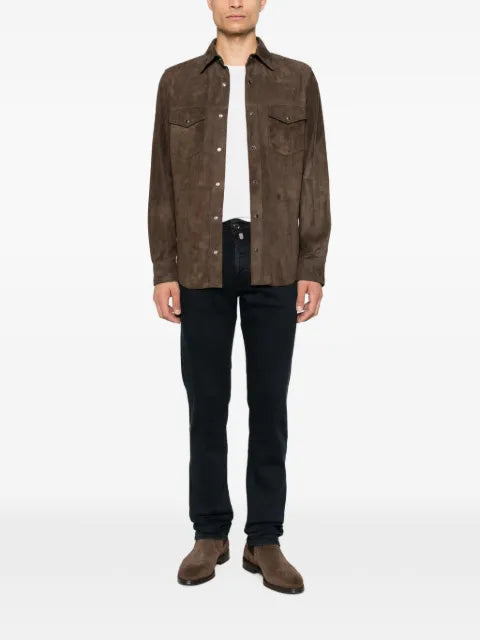 Jacob Cohën suede shirt jacket