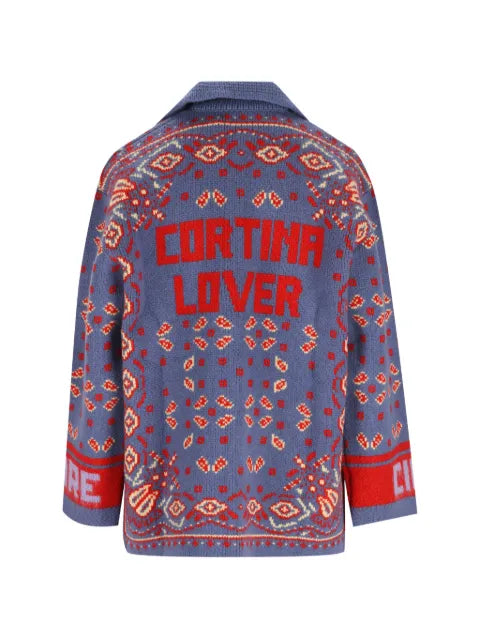 Giada Benincasa Soho intarsia-knit button-up cardigan
