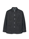Comme des Garçons Homme contrast-stitch patch-pocket jacket